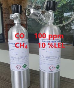 Chai khí CO 100 ppm CH4 10 %LEL hiệu chuẩn