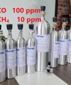 Chai khí CO 100 ppm CH4 10 ppm hiệu chuẩn