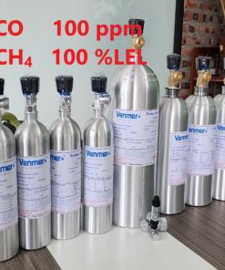 Chai khí CO 100 ppm CH4 100 %LEL hiệu chuẩn