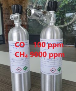 Chai khí CO 100 ppm CH4 9000 ppm hiệu chuẩn