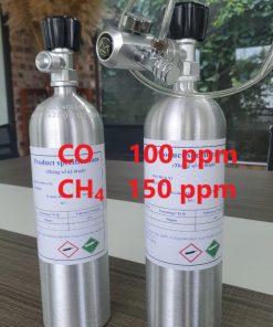 Chai khí CO 100 ppm CH4 150 ppm hiệu chuẩn