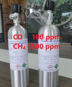 Chai khí CO 100 ppm CH4 1500 ppm hiệu chuẩn