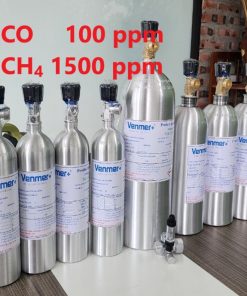 Chai khí CO 100 ppm CH4 1500 ppm hiệu chuẩn