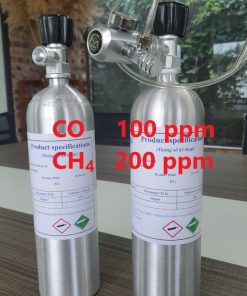 Chai khí CO 100 ppm CH4 200 ppm hiệu chuẩn