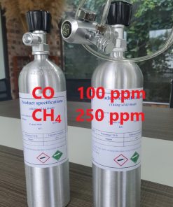 Chai khí CO 100 ppm CH4 250 ppm hiệu chuẩn