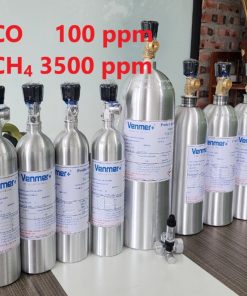 Chai khí CO 100 ppm CH4 3500 ppm hiệu chuẩn