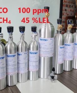 Chai khí CO 100 ppm CH4 45 %LEL hiệu chuẩn