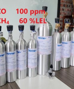 Chai khí CO 100 ppm CH4 60 %LEL hiệu chuẩn