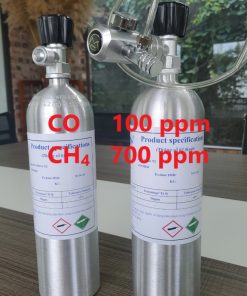 Chai khí CO 100 ppm CH4 700 ppm hiệu chuẩn