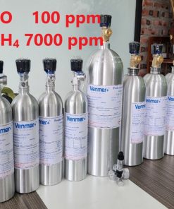 Chai khí CO 100 ppm CH4 7000 ppm hiệu chuẩn