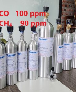 Chai khí CO 100 ppm CH4 90 ppm hiệu chuẩn