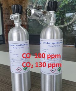 Chai khí CO 100 ppm CO2 130 ppm