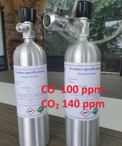 Chai khí CO 100 ppm CO2 140 ppm