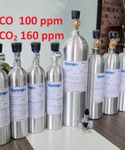 Chai khí CO 100 ppm CO2 160 ppm