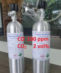 Chai khí CO 100 ppm CO2 2 vol%