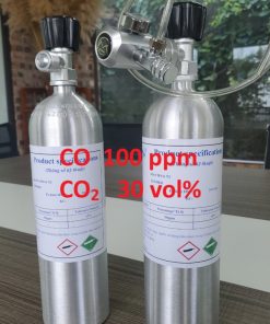 Chai khí CO 100 ppm CO2 30 vol%