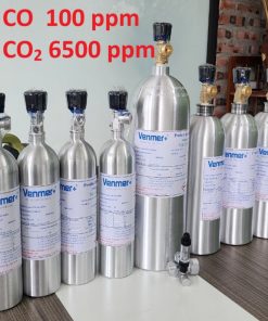 Chai khí CO 100 ppm CO2 6500 ppm