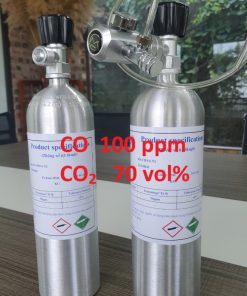 Chai khí CO 100 ppm CO2 70 vol%