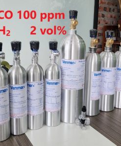 Chai khí CO 100 ppm H2 2 vol% hiệu chuẩn