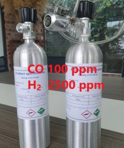 Chai khí CO 100 ppm H2 2500 ppm hiệu chuẩn