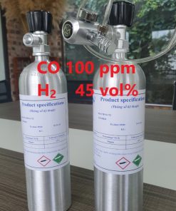 Chai khí CO 100 ppm H2 45 vol% hiệu chuẩn