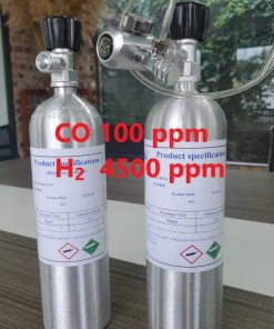 Chai khí CO 100 ppm H2 4500 ppm hiệu chuẩn