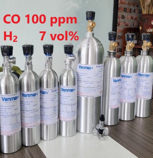 Chai khí CO 100 ppm H2 7 vol% hiệu chuẩn