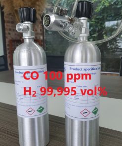 Chai khí CO 100 ppm H2 99995 vol% hiệu chuẩn