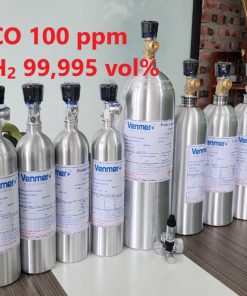 Chai khí CO 100 ppm H2 99995 vol% hiệu chuẩn