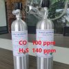 Chai khí CO 100 ppm H2S 140 ppm hiệu chuẩn