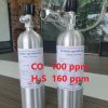 Chai khí CO 100 ppm H2S 160 ppm hiệu chuẩn