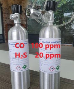 Chai khí CO 100 ppm H2S 20 ppm hiệu chuẩn