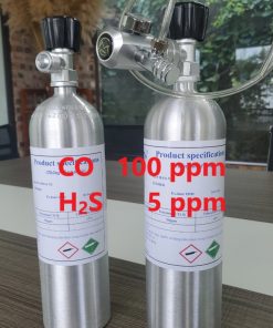 Chai khí CO 100 ppm H2S 5 ppm hiệu chuẩn