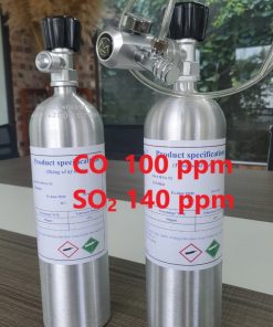 Chai khí CO 100 ppm SO2 140 ppm